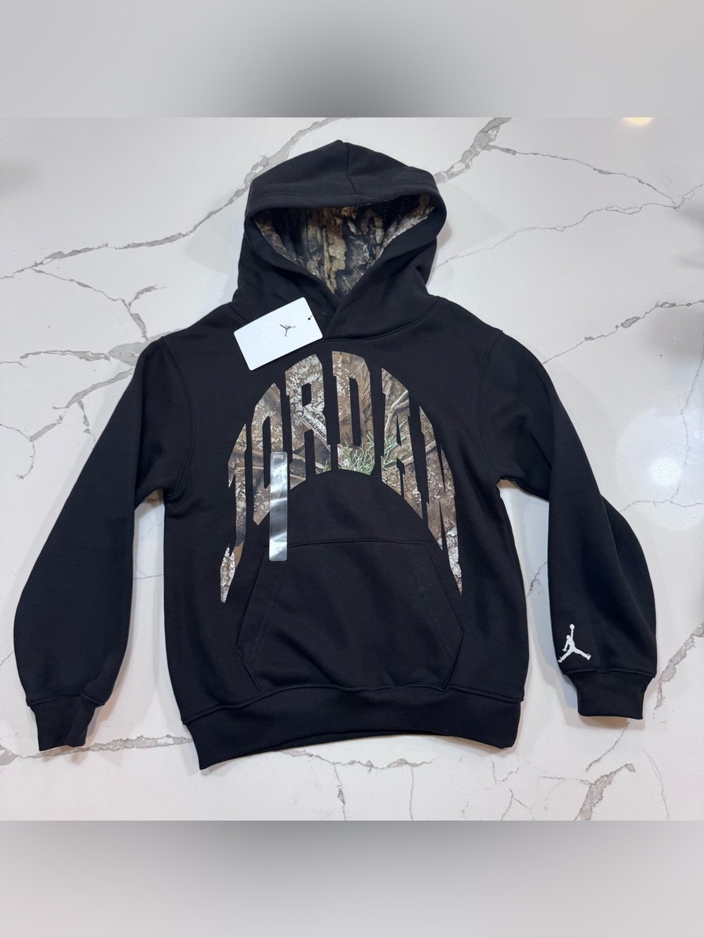Nike Air Jordan x Realtree Camo Boys Hoodie Youth Size Small 8-10YRS New